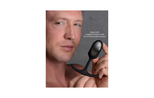 Premium-Silikon-Analplug mit Gewicht, klein, 11,6 cm – XR Brands