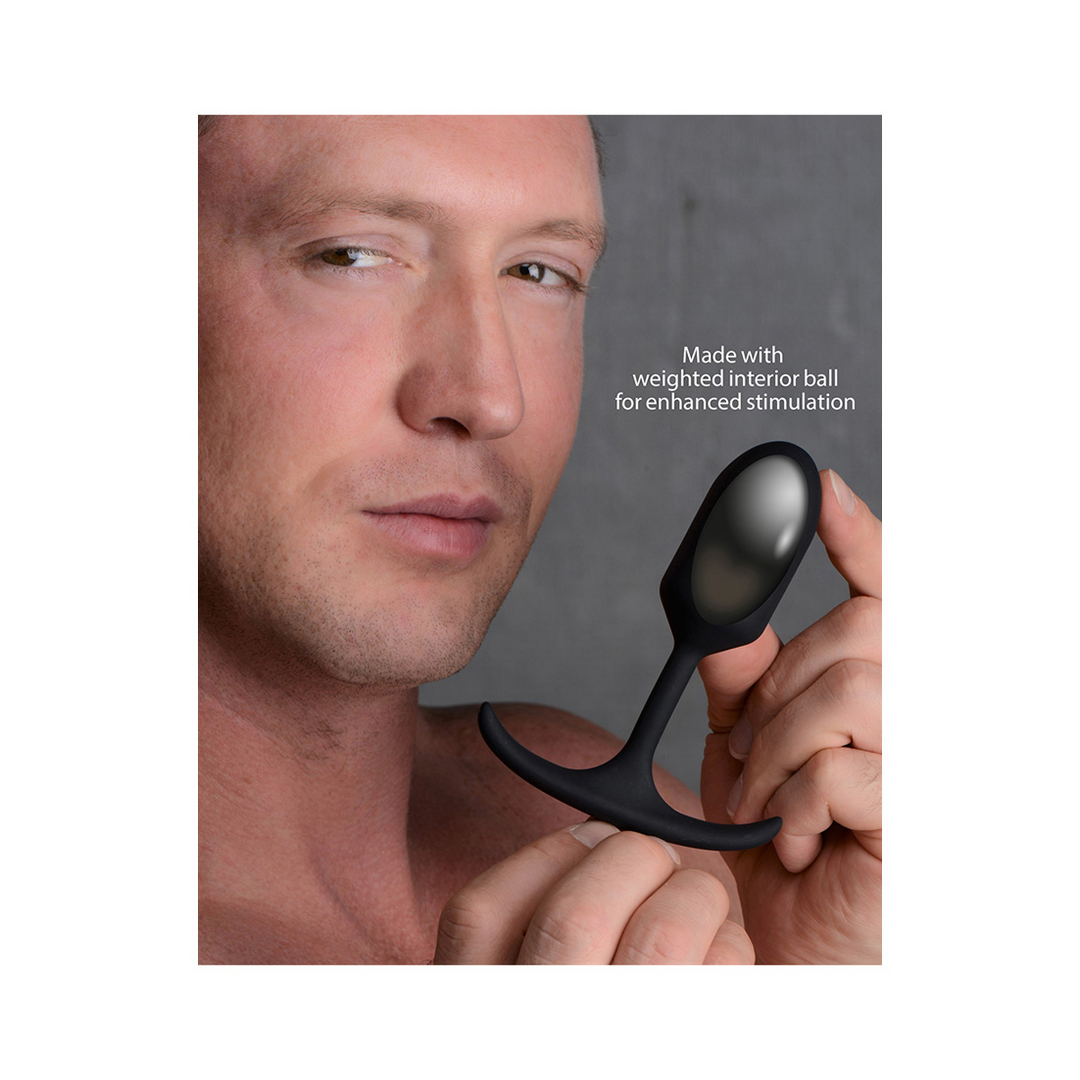 Premium-Silikon-Analplug mit Gewicht, klein, 11,6 cm – XR Brands