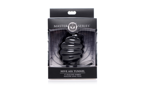 Hive Ass Tunnel 9,7 cm – Silikon-Analplug mit Rippen, groß
