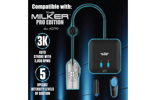 Melker TPE Masturbator Transparant met Ball Strap | XR Brands