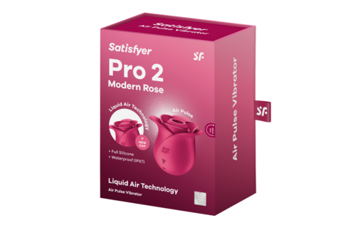 Satisfyer Pro 2 Modern Rose – Luxe Drukgolf Vibrator Rosa