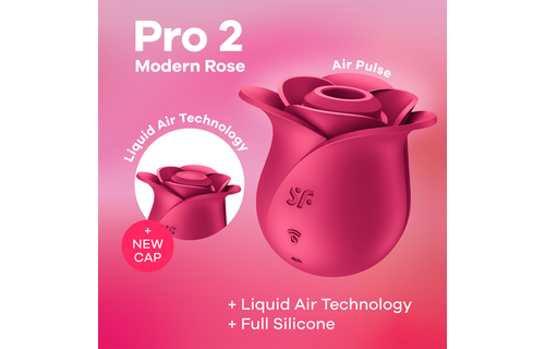 Satisfyer Pro 2 Modern Rose – Luxury Pressure Wave Vibrator Rosa