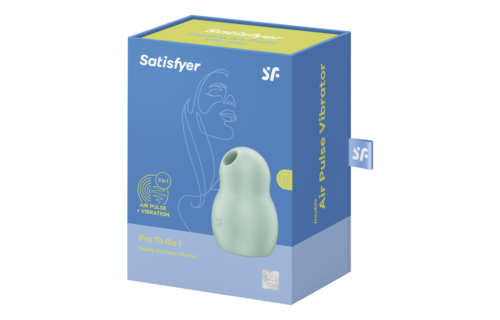 Pro to Go 1 Dubbele Air Pulse Vibrator Mint | Discreet & Krachtig