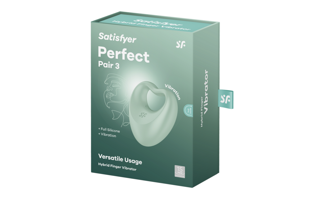 Perfekte Paar 3 - Hybrid Finger Vibrator - Grün