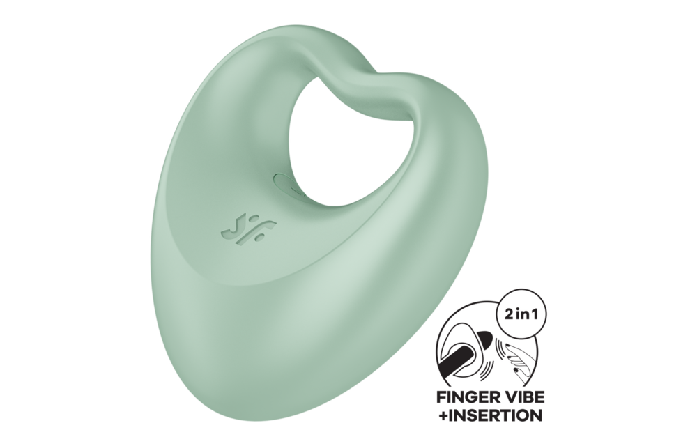 Perfekte Paar 3 - Hybrid Finger Vibrator - Grün