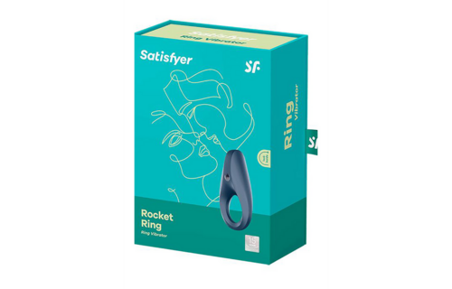 Rocket Ring Vibrating Cock Ring Dark Blue | Satisfyer Pleasure