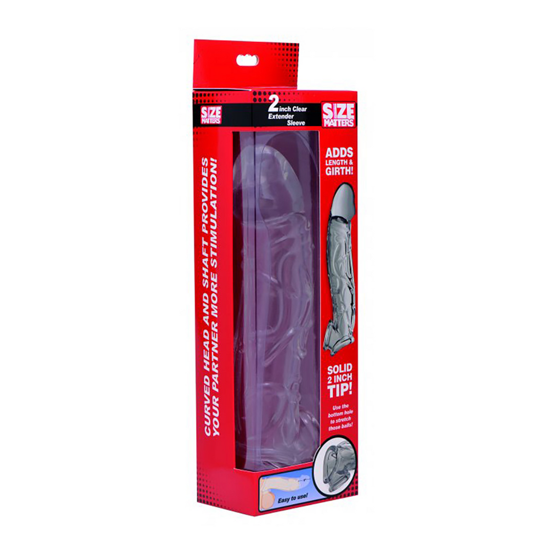 Transparante Penis Sleeve 2 cm – Verleng & Versterk Genot