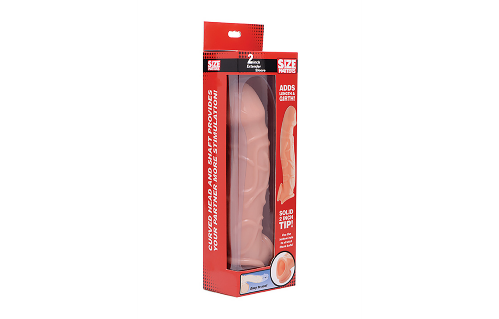 Penis Sleeve 2 cm Extra Length & Realistic Feel | XR Brands