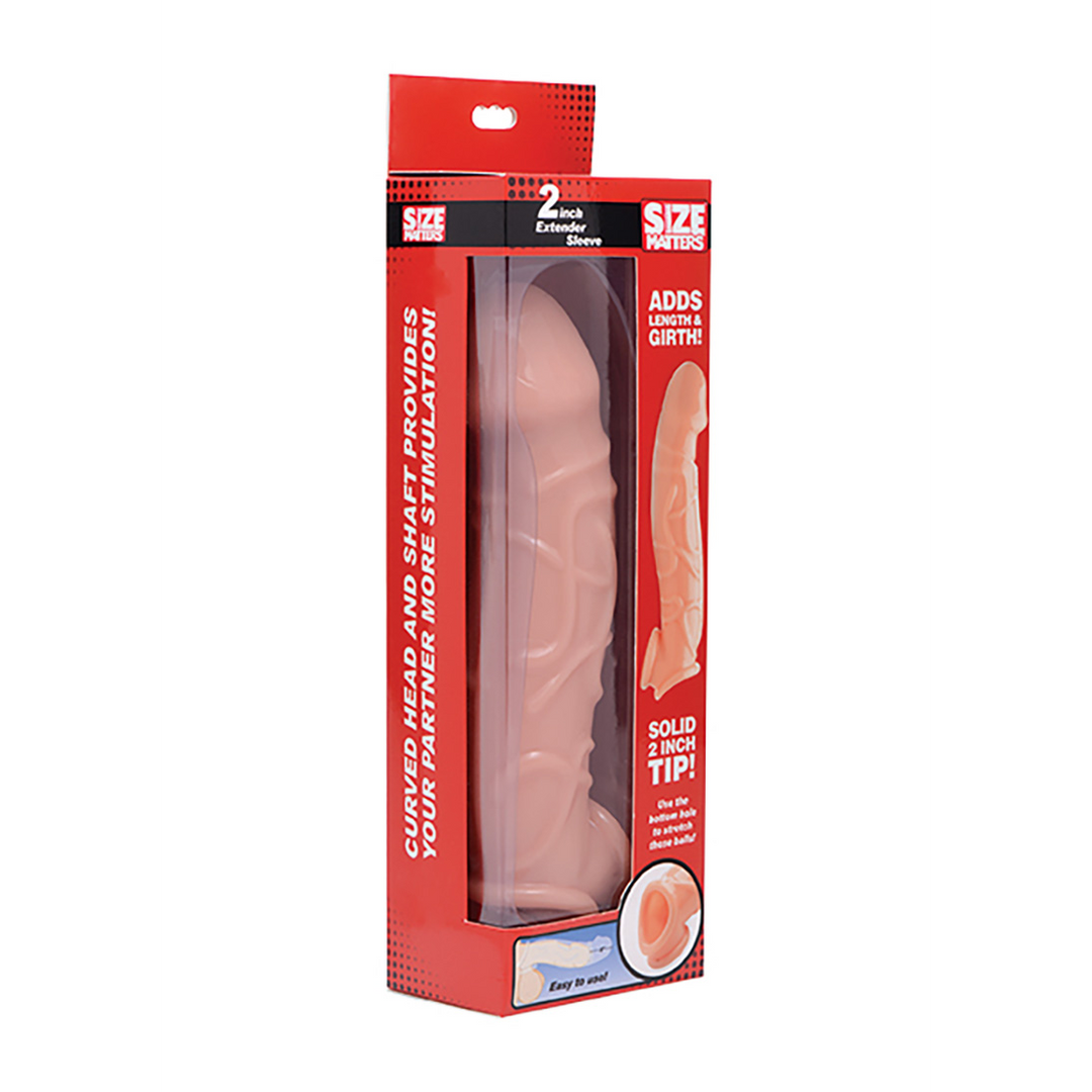 Penis Sleeve 2 cm Extra Length & Realistic Feel | XR Brands