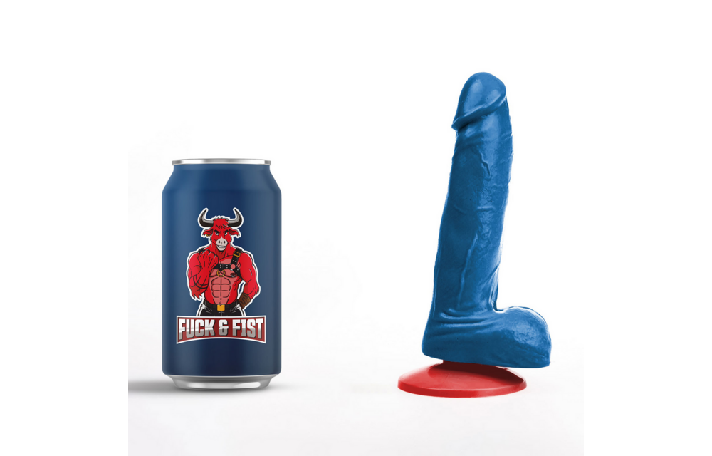 ✊Fuck & Fist Hoenir S - Realistic Dildo with Balls - 5.1 / 13 cm - Blue