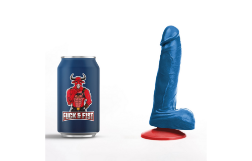 ✊Fuck & Fist Hoenir S - Realistische Dildo met Ballen - 5,1 / 13 cm - Blauw