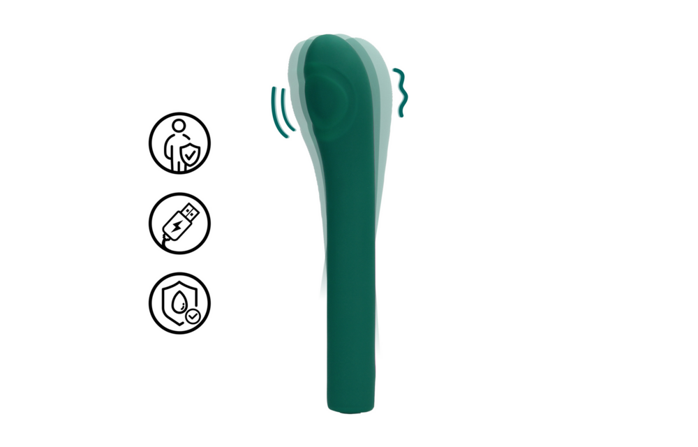 Pulse Wave G-Spot Vibrator Green - Intense Pleasure & Comfort