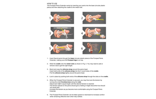 Penis Extender Pumped by Shots – Increase Length & Girth