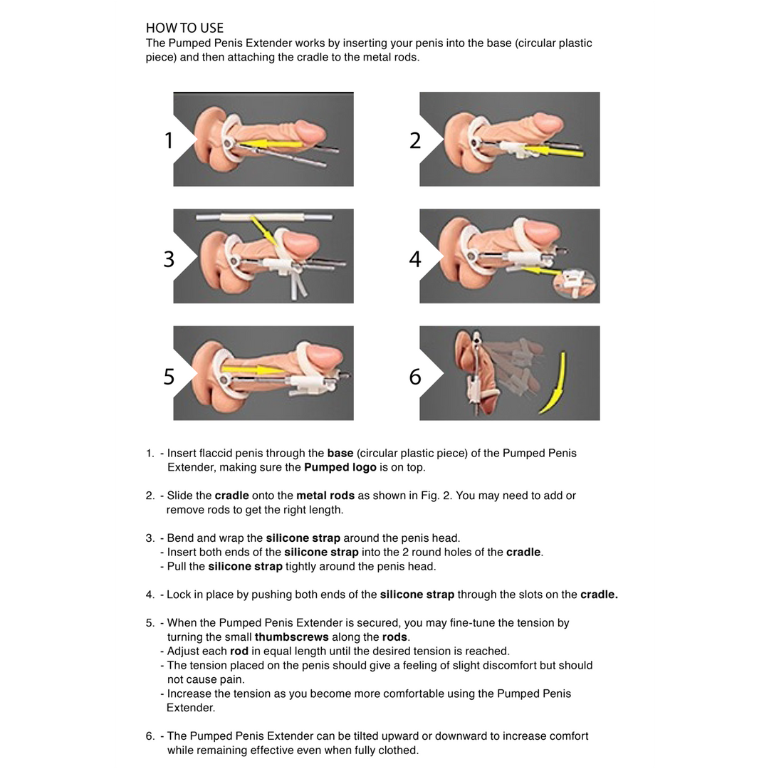 Penis Extender Pumped by Shots – Increase Length & Girth