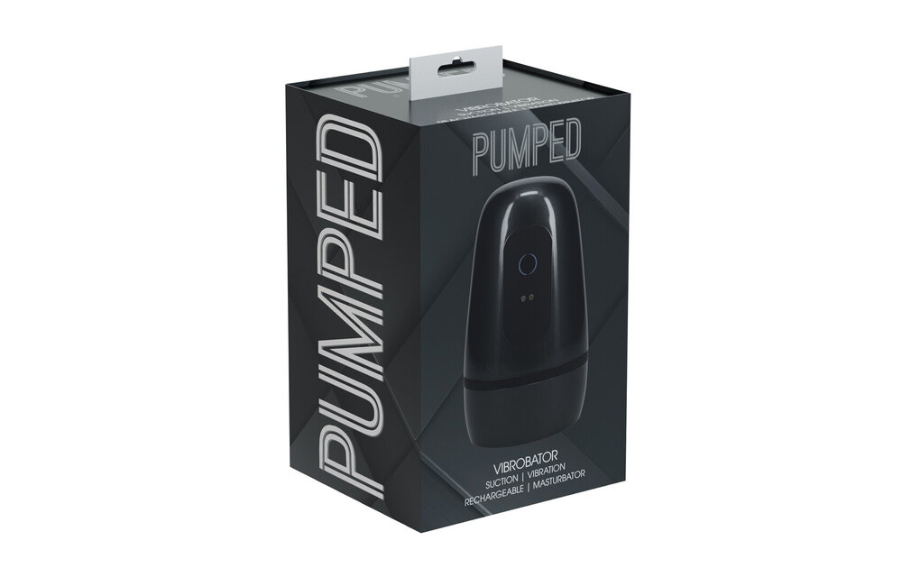 Pulsar - Negative Pressure Suction and Vibration Masturbator Pump - Gun Metal