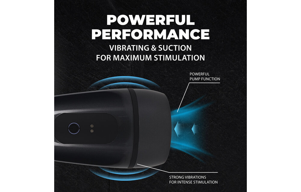 Pulsar Vibratiemasturbator - Intense Zuig- & Vibratiespectaculair