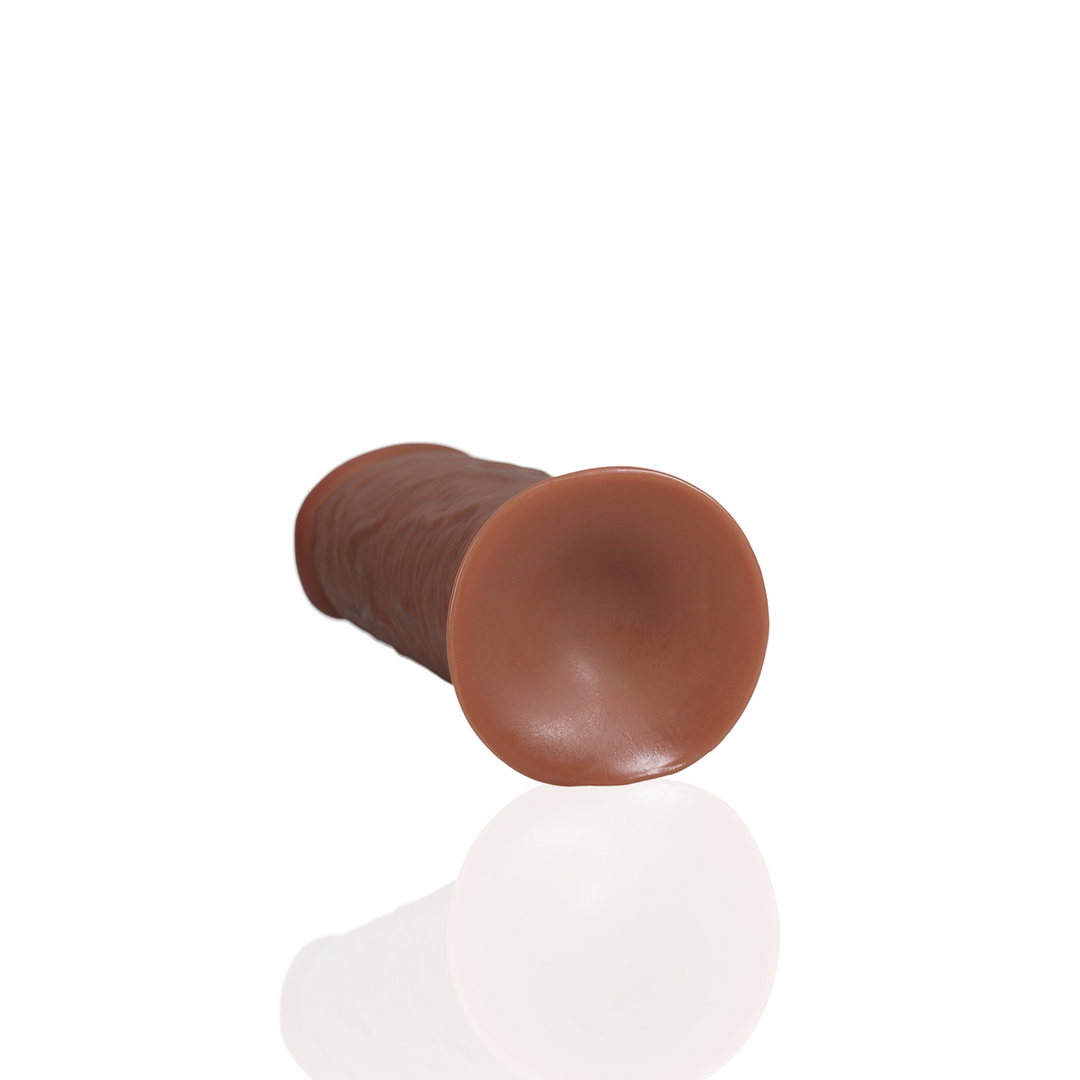 Extra Dik Recht Zonder Ballen 20,3 cm - RealRock Tan Dildo