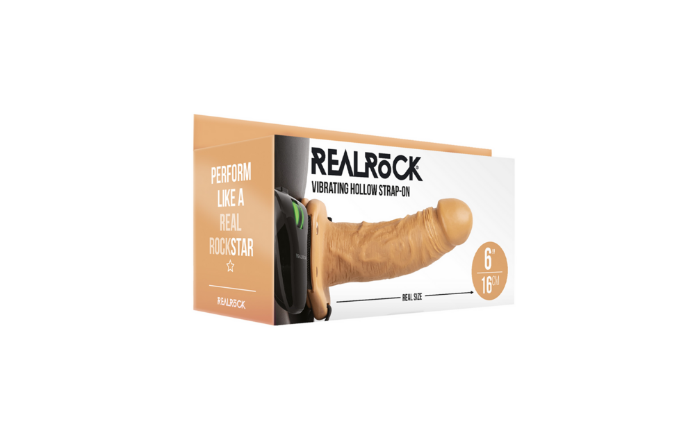 RealRock Strap-On Hollow 15,5 cm – Komfort & Vergnügen