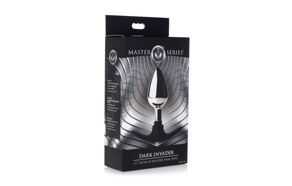 Dark Intruder Medium Plug 17,9 cm – Metall & Silikon
