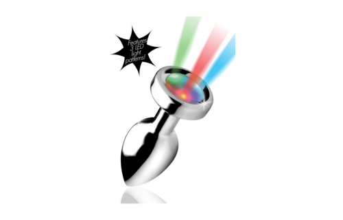 Light Up Butt Plug Klein 11 cm – Krachtige P-spot Stimulator