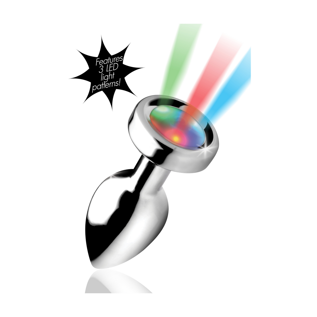 Light Up Butt Plug Klein 11 cm – Krachtige P-spot Stimulator