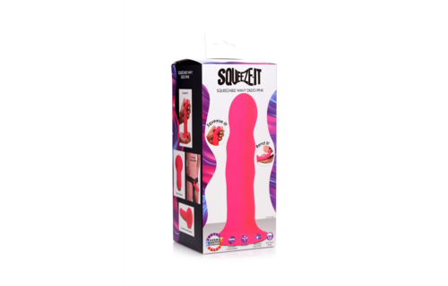 Quetschbarer Wavy Dildo