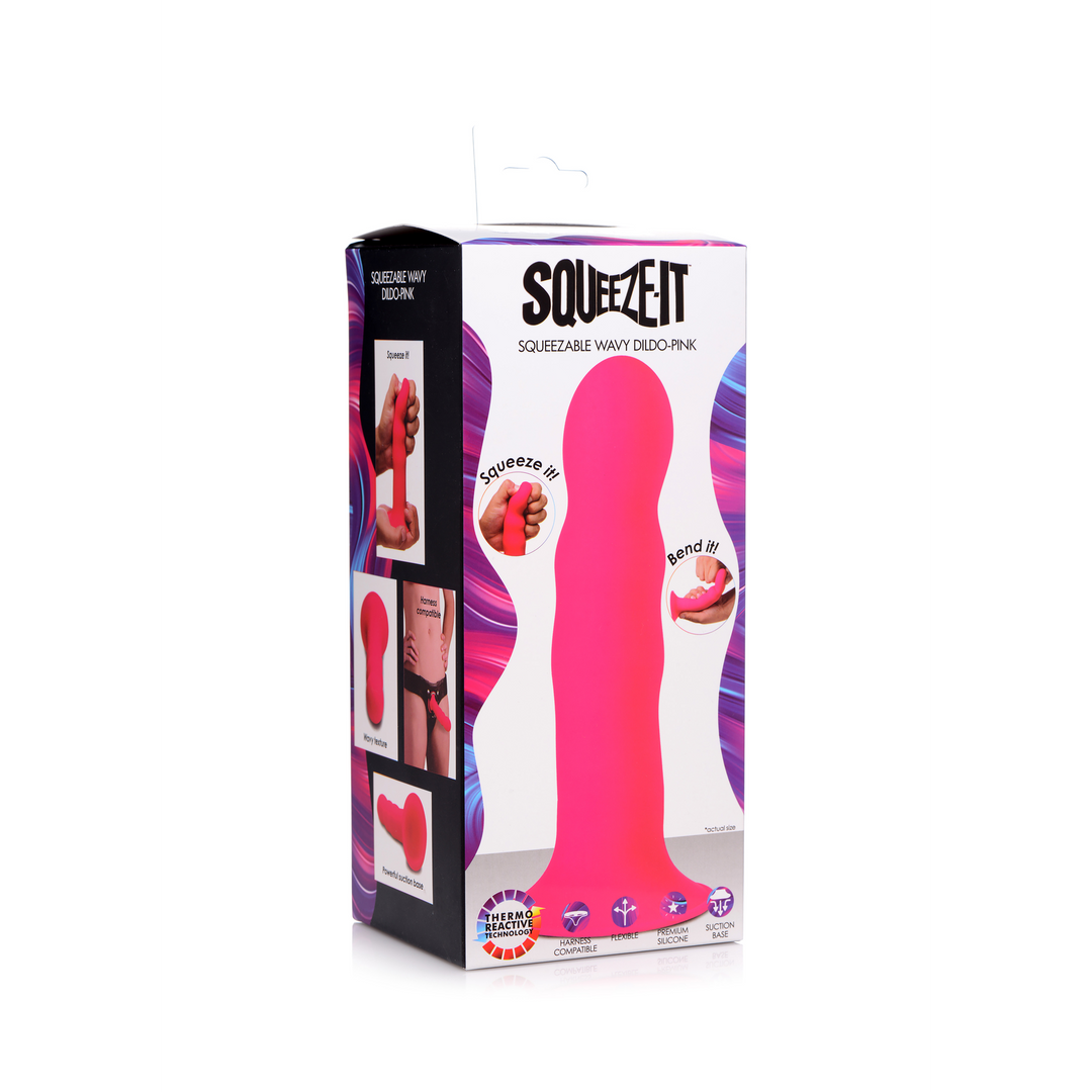Quetschbarer Wavy Dildo