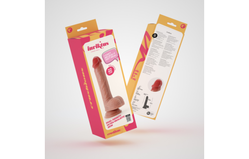 Inviktus Vloeibare Siliconen Dildo 8/22 cm - Ultrarealistiek