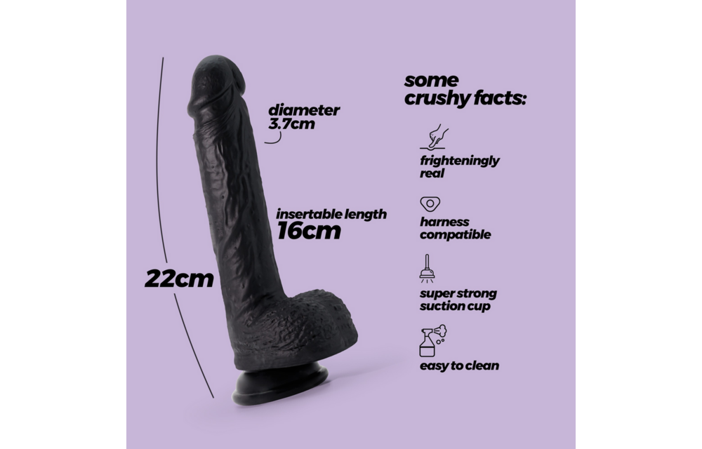 Inviktus Vloeibare Siliconen Dildo 22 cm – Flexibel & Sterk
