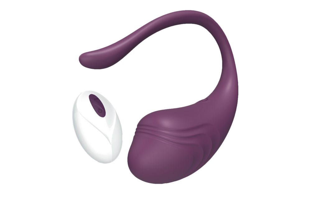 Tamago Vibrating Egg Purple - Rechargeable & Remote Control