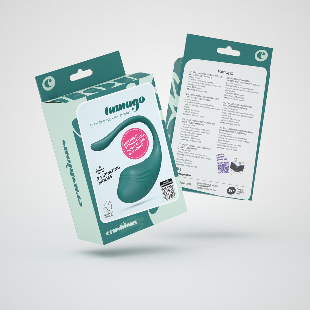 Tamago Smaragd - Oplaadbaar Vibrerend Ei met Afstandsbediening