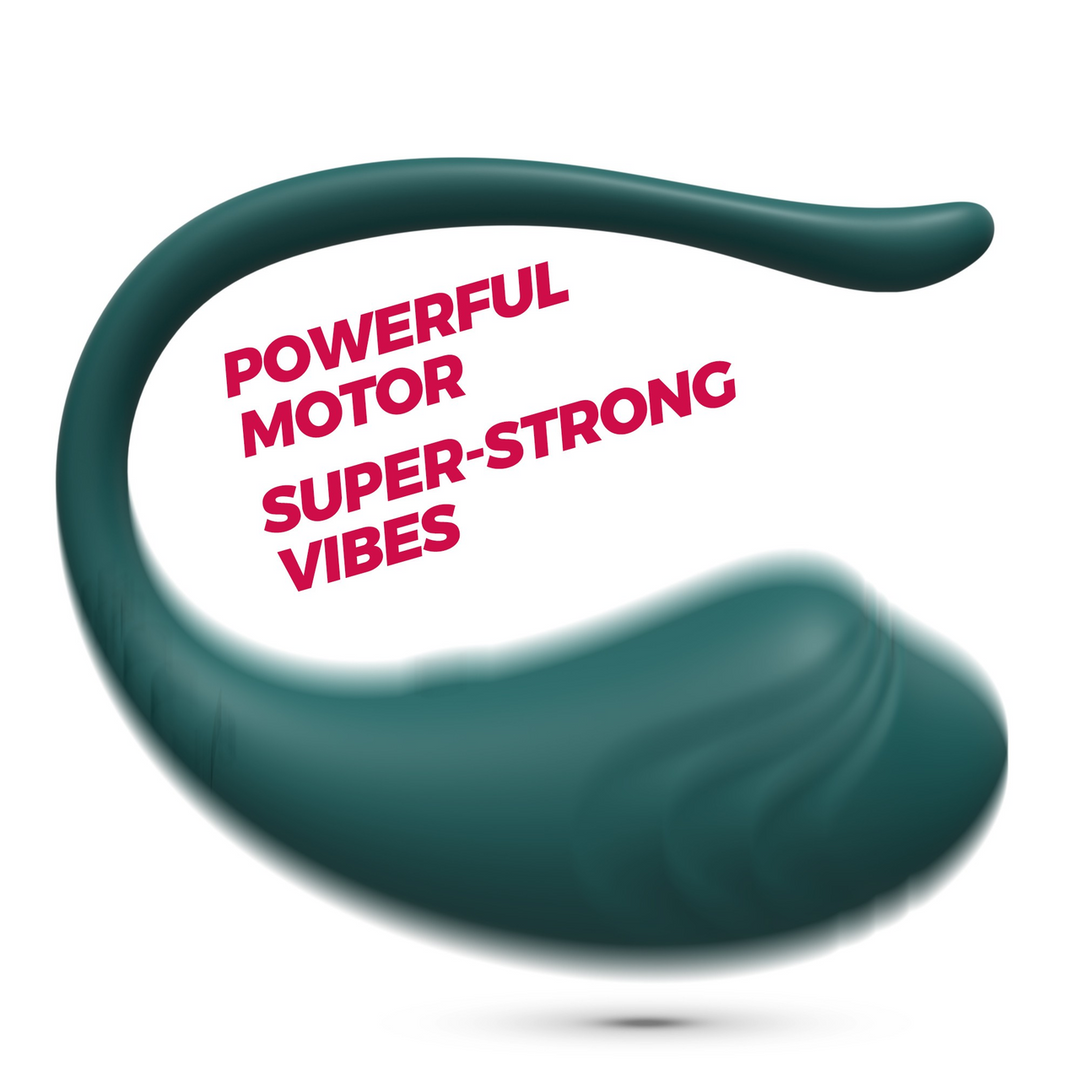 Tamago Emerald - Rechargeable Vibrating Egg with Remote Control