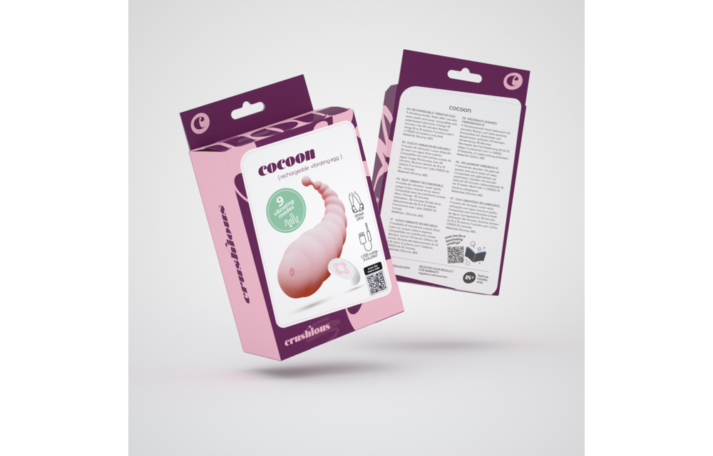 Cocoon - Wiederaufladbares Vibrations-Ei mit Fernbedienung - Pink