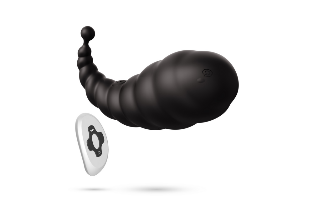 Cocoon - Rechargeable Vibrating Egg with Remote Control - Black