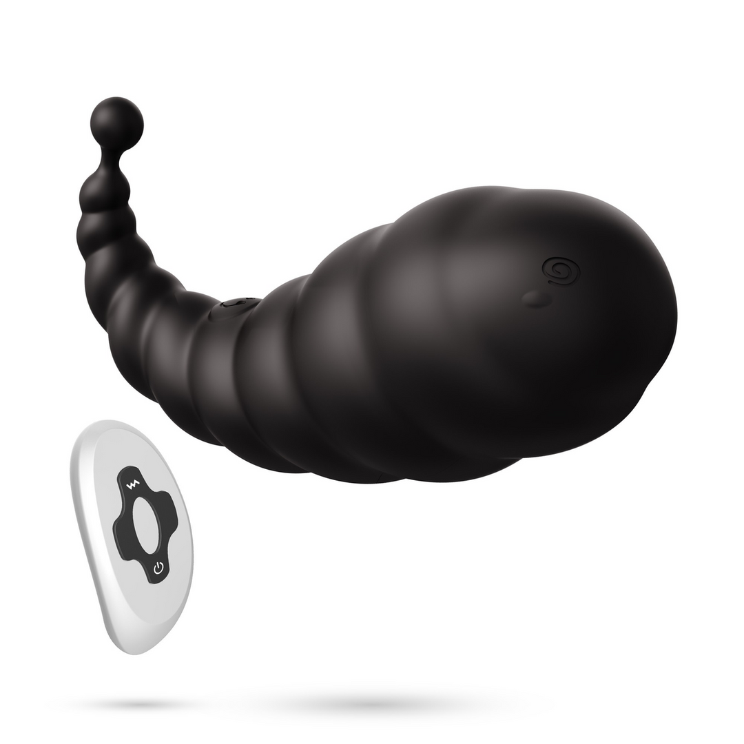 Cocoon - Rechargeable Vibrating Egg with Remote Control - Black