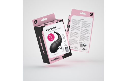 Cocoon Wiederaufladbares Vibro-Ei Schwarz mit Fernbedienung