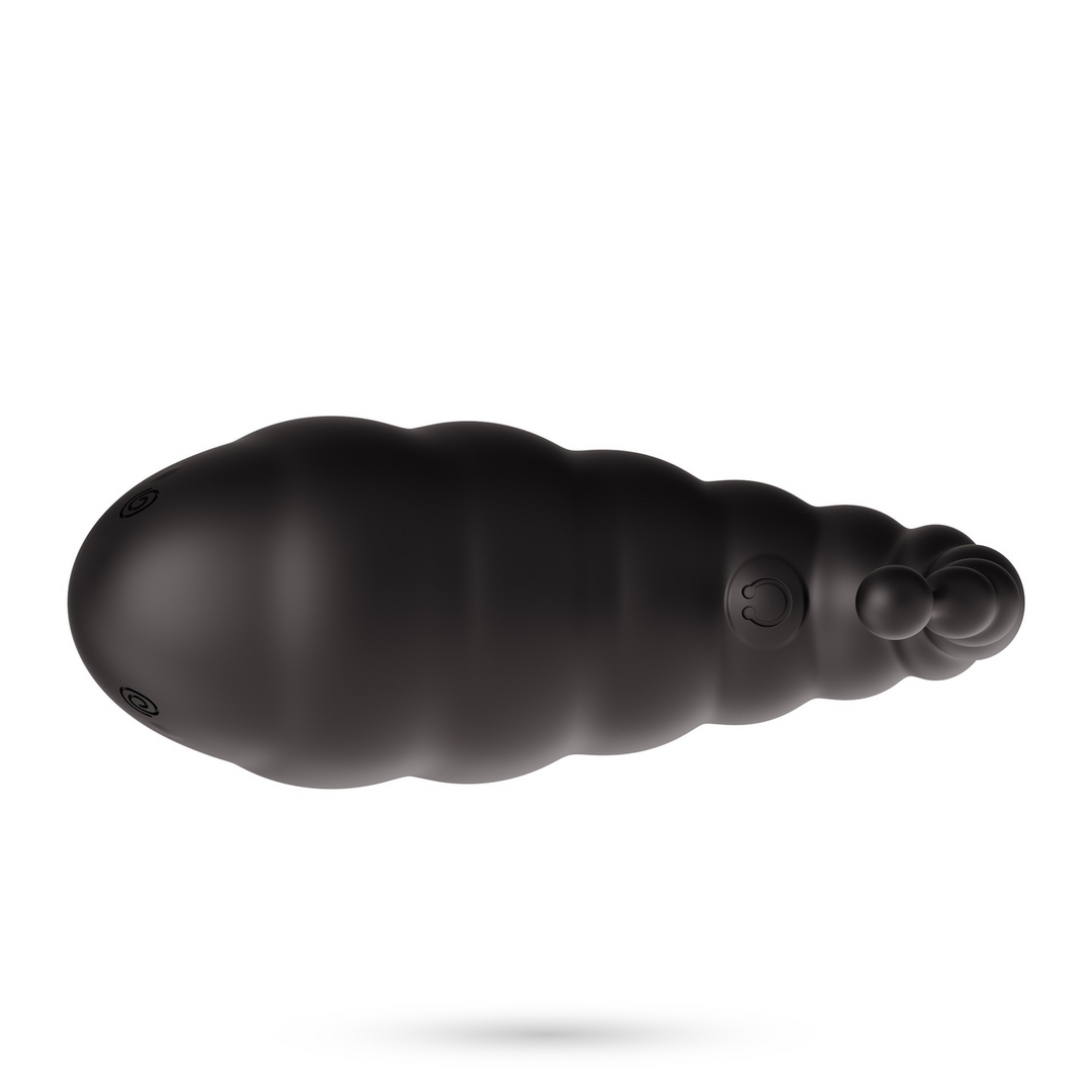 Cocoon Rechargeable Vibrating Egg Black with Remote Control