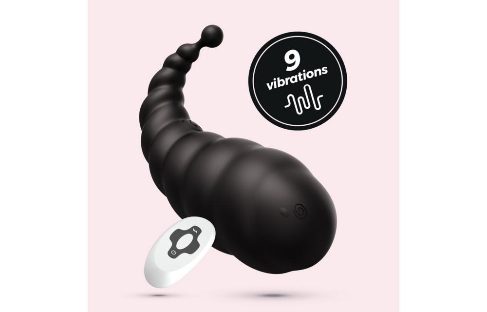 Cocoon - Wiederaufladbares Vibrations-Ei mit Fernbedienung - Schwarz