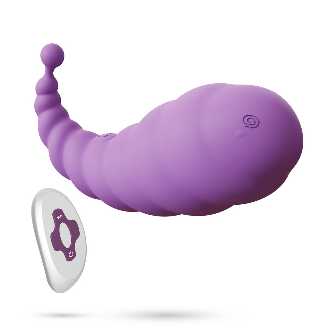 Cocoon Purple - Rechargeable Vibrating Egg with Remote Control