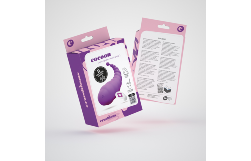 Cocoon Purple - Rechargeable Vibrating Egg with Remote Control