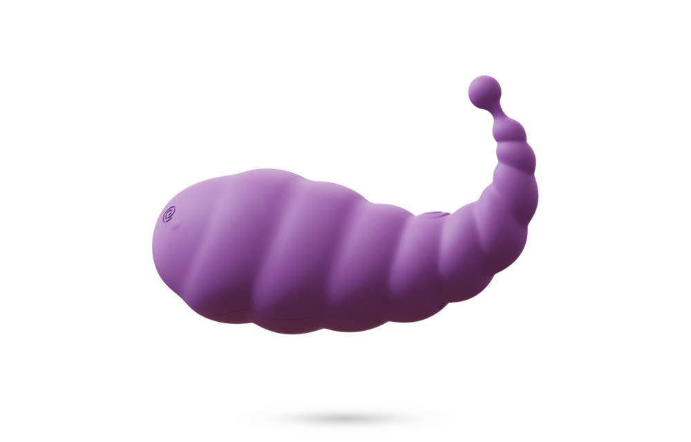 Cocoon - Rechargeable Vibrating Egg with Remote Control - Purple