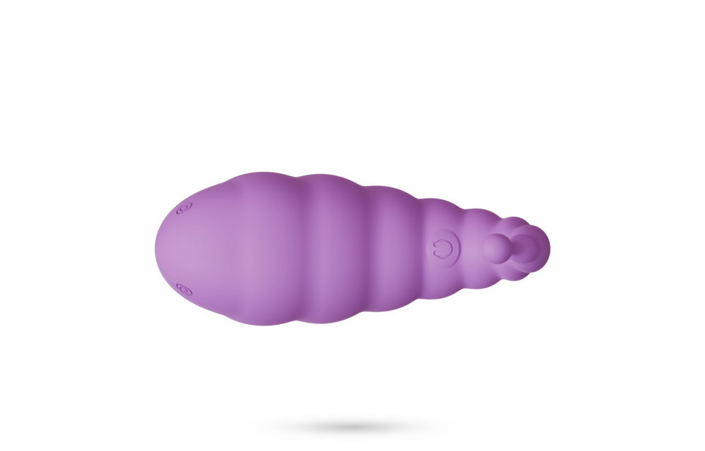 Cocoon - Rechargeable Vibrating Egg with Remote Control - Purple