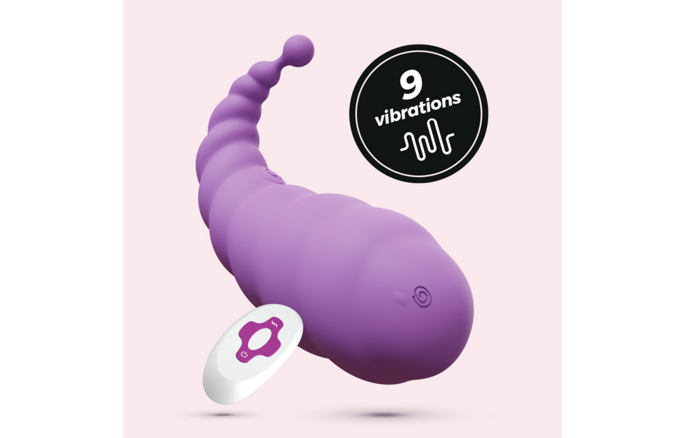 Cocoon - Wiederaufladbares Vibrations-Ei mit Fernbedienung - Lila