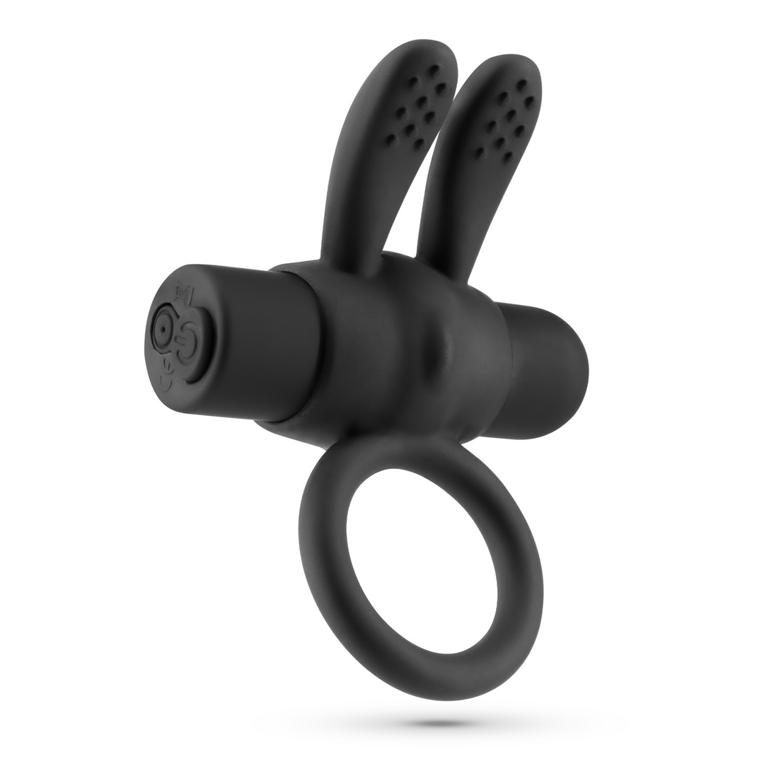 Nacho Vibrierender Cockring Schwarz – Fernbedienung & USB