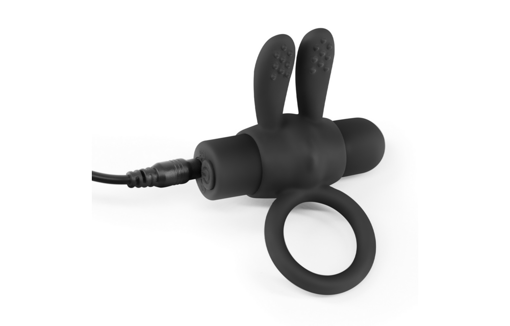 Nacho Vibrierender Cockring Schwarz – Fernbedienung & USB