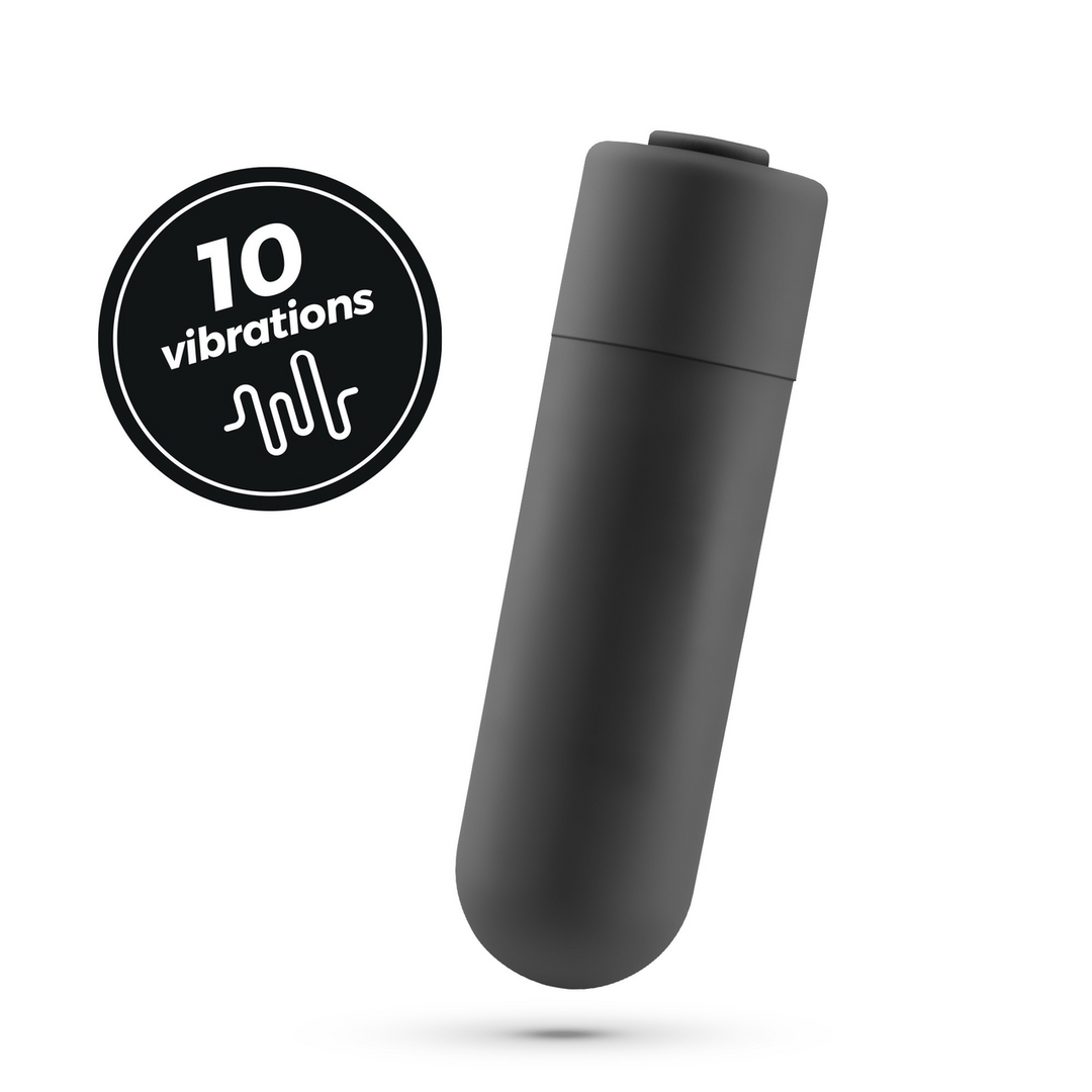 Nacho Vibrierender Cockring Schwarz – Fernbedienung & USB