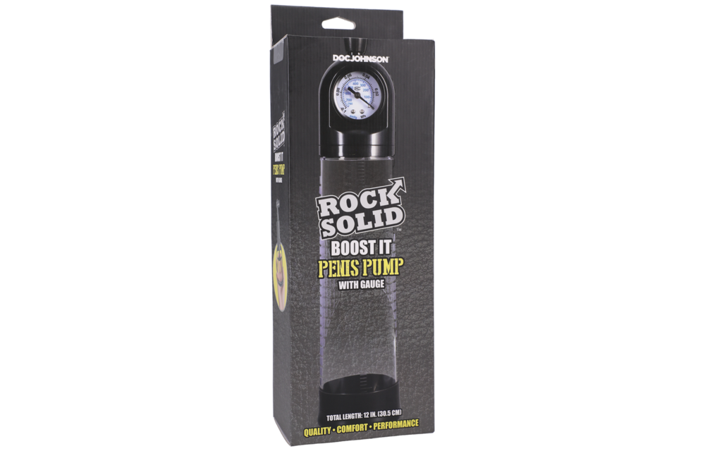 Boost It Penis Pump with Gauge