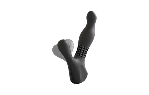 Silicone Prostate Massager with Rotating Edges