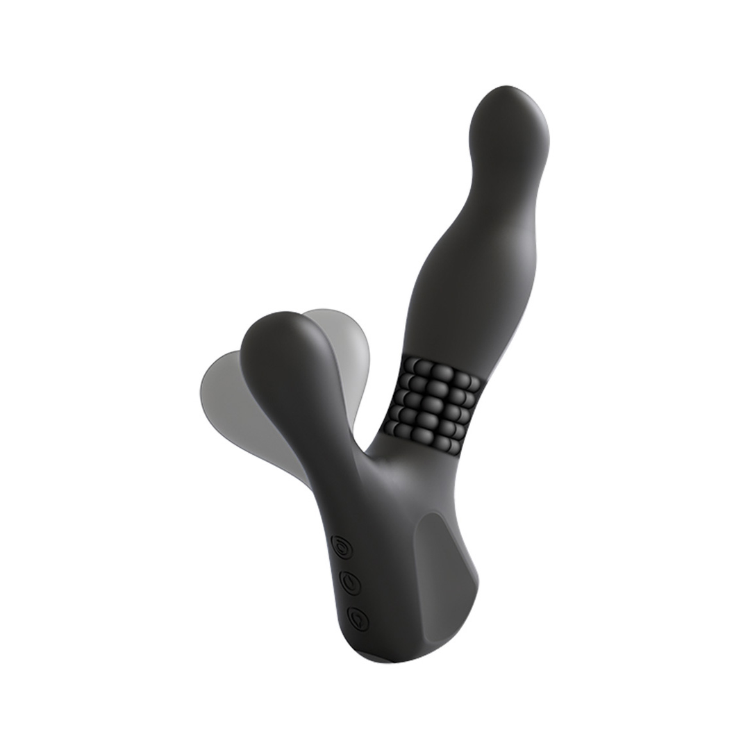 Silicone Prostaat Massager met Roterende Randen – Ultiem Genot
