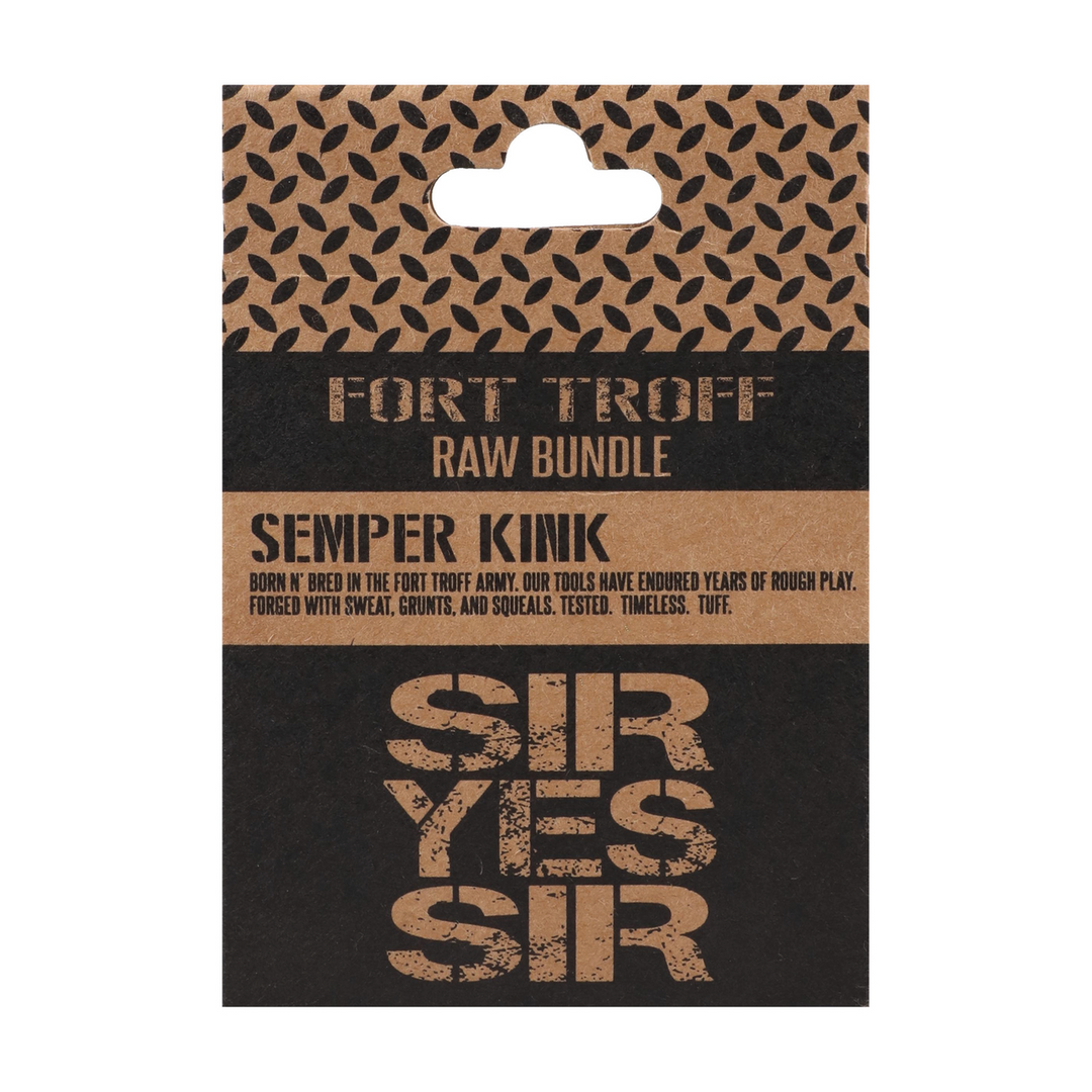 Raw Bundle Cockring Set 3 Pieces Transparent & Firm